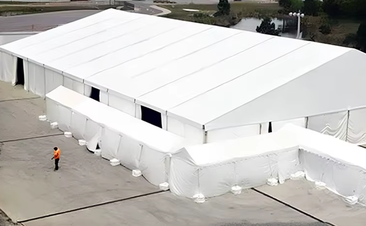 Interior of secure storage warehouse